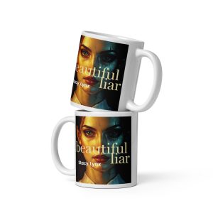White glossy mug Beautiful Liar Cover