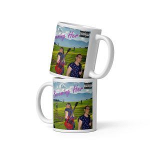 White glossy mug Becoming Her Cover