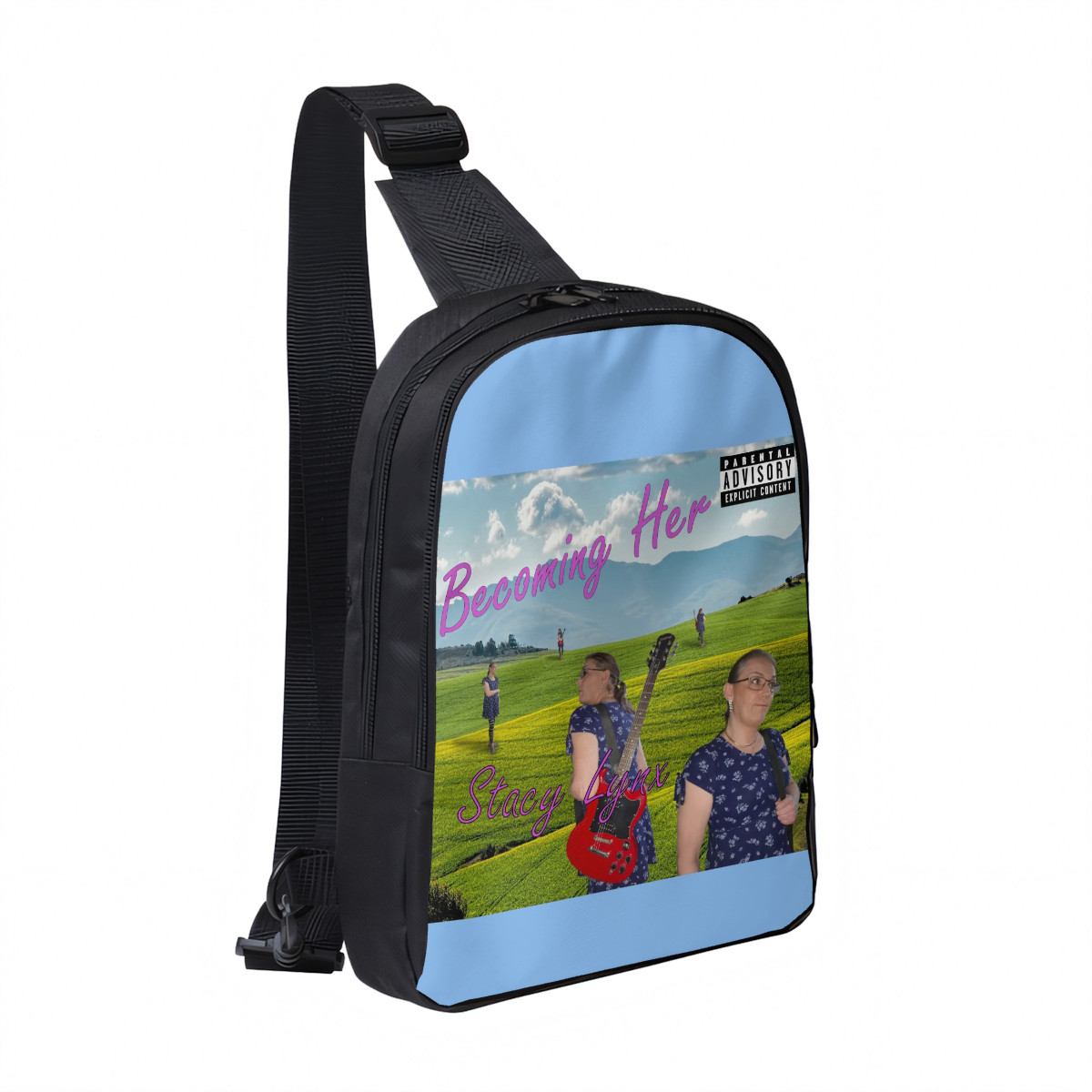 Double Layer CrossBody Bag Chest Bag Becoming Her Album Cover Small