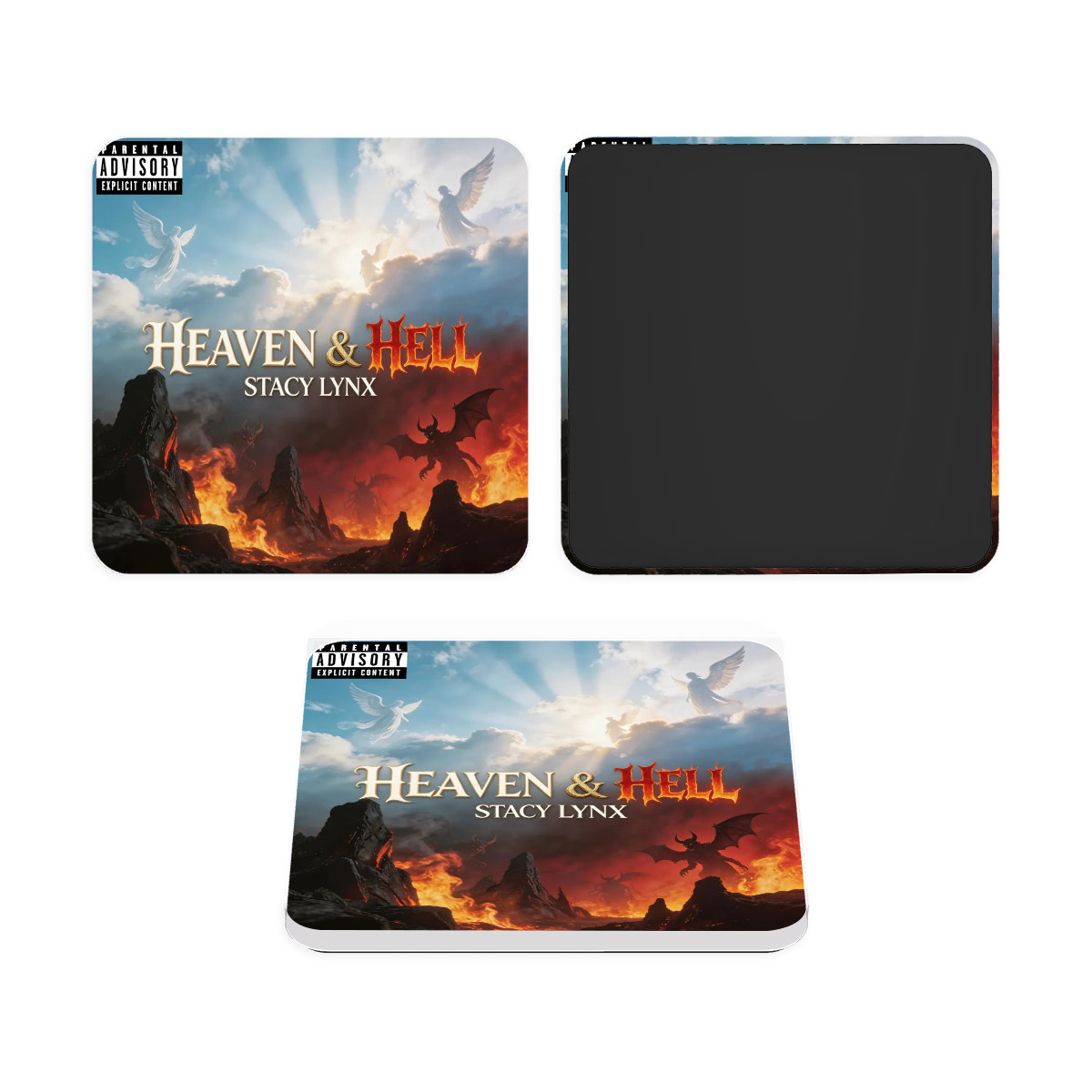 Square Acrylic Fridge Magnets Heaven & Hell Album Cover - Image 2