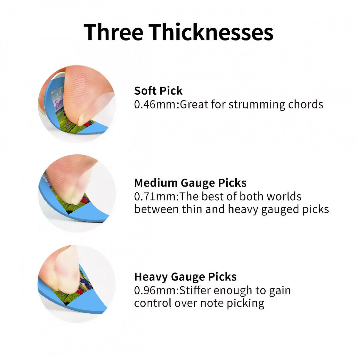 Guitar Picks 6 pcs Becoming Her Album Cover - Image 4