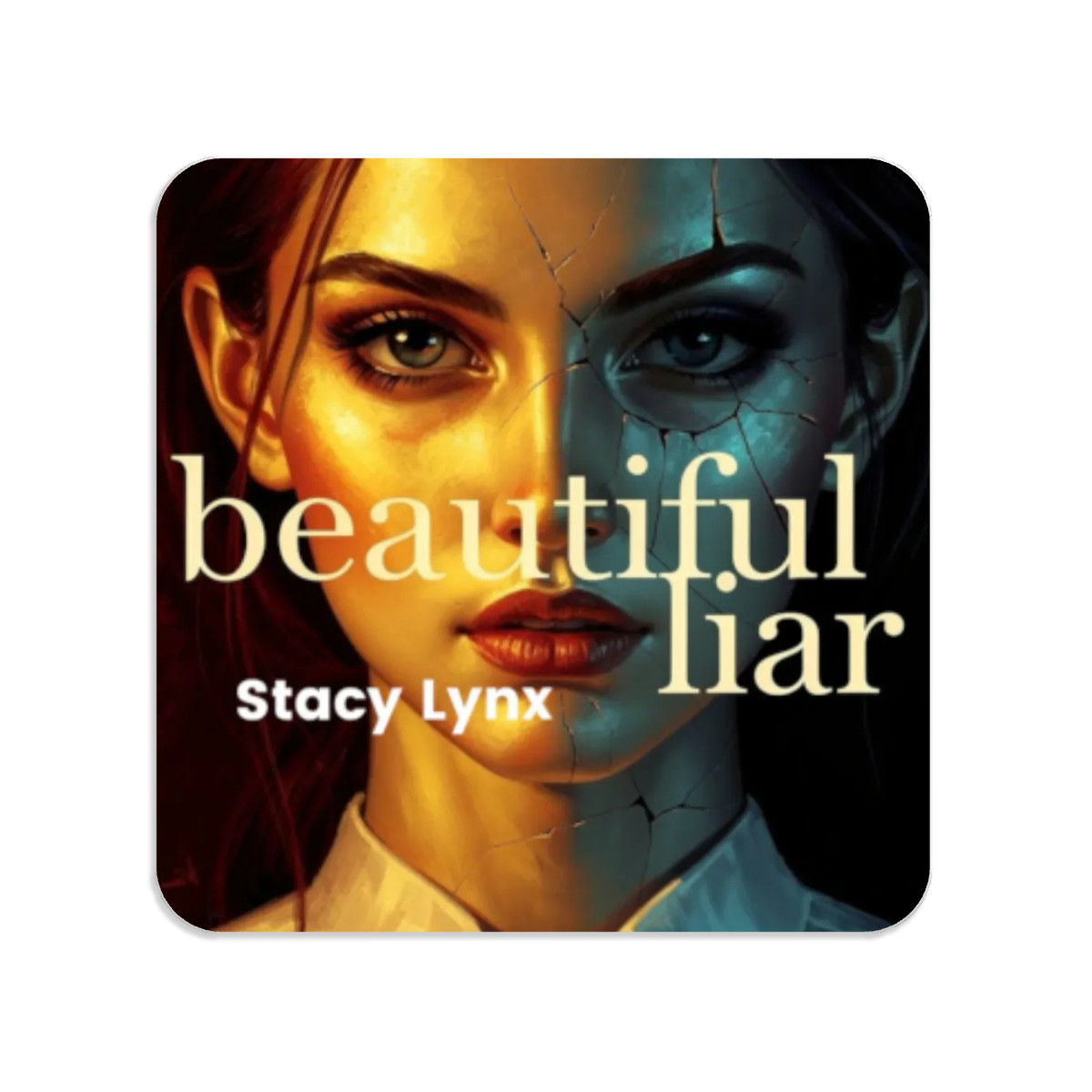 Square Acrylic Fridge Magnets Beautiful Liar Cover Art
