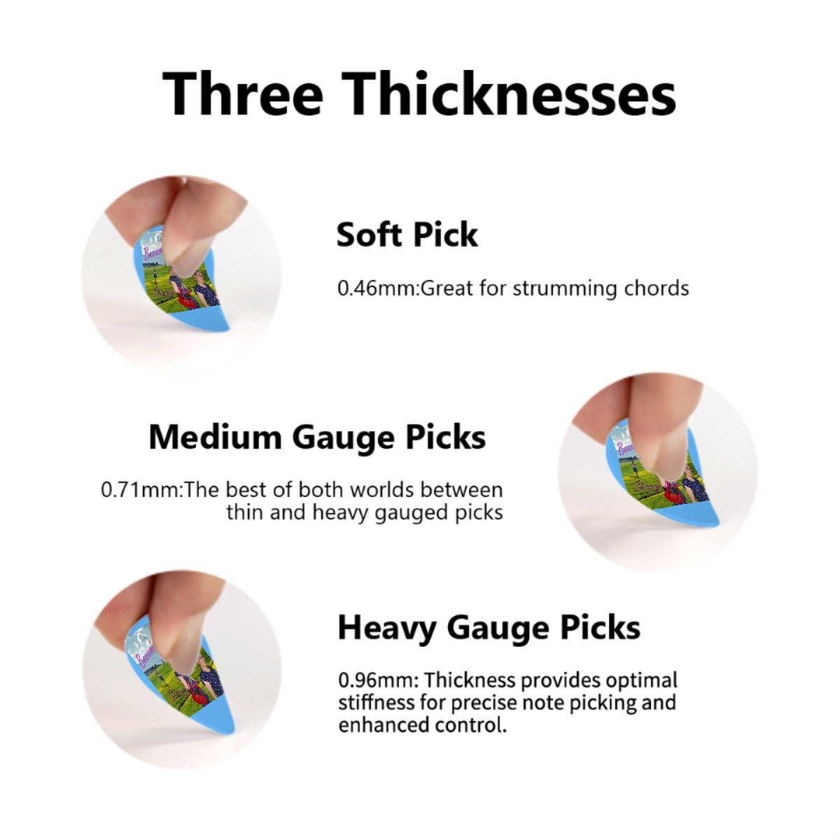 Guitar Picks 12Pcs Becoming Her Album Cover - Image 5