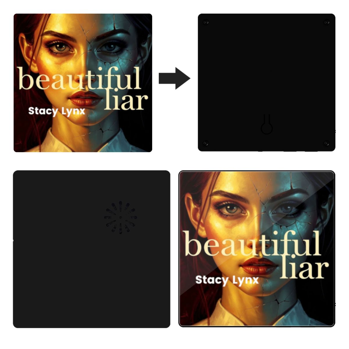 Acrylic Music Fridge Magnet Beautiful Liar Cover Art Pick - Image 3