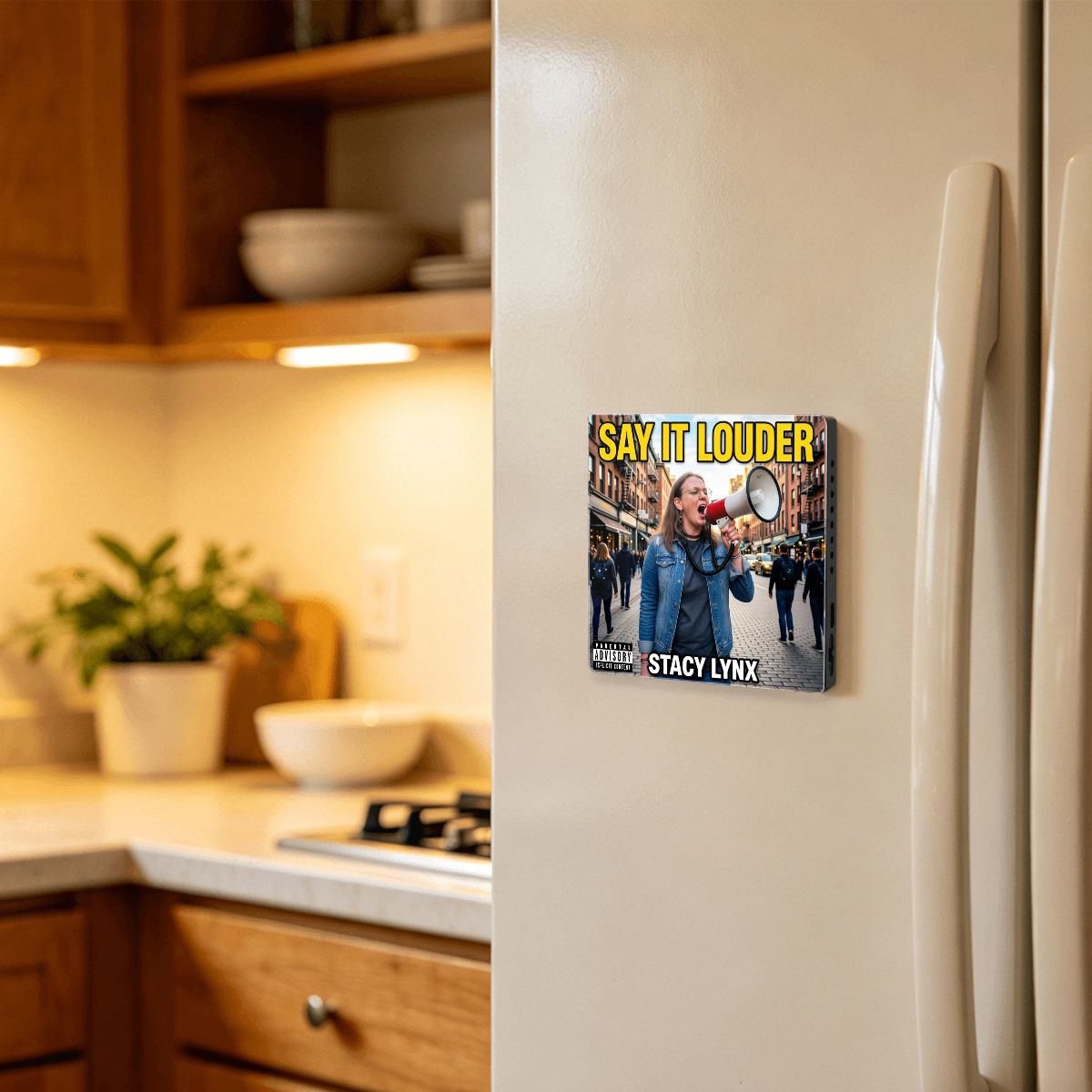 Acrylic Music Fridge Magnet Say it Louder Original Cover Art - Image 6