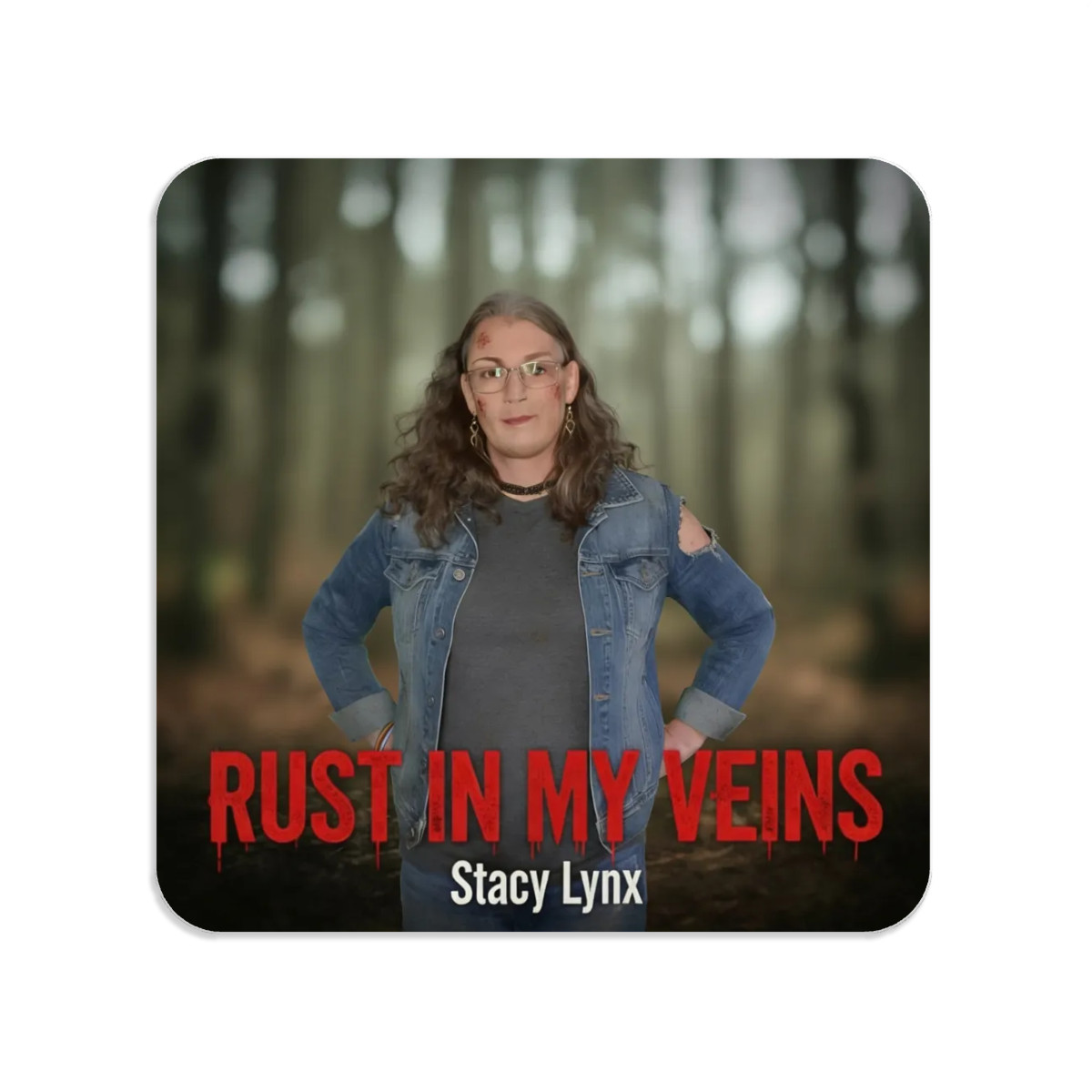 Square Acrylic Fridge Magnets Rust in my Veins Single Cover