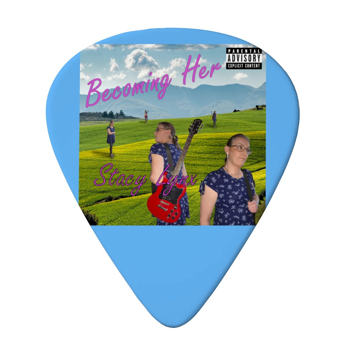 Guitar Picks 6 pcs Becoming Her Album Cover - Image 3